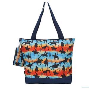 NGIL Western horse Canvas Tote Bag